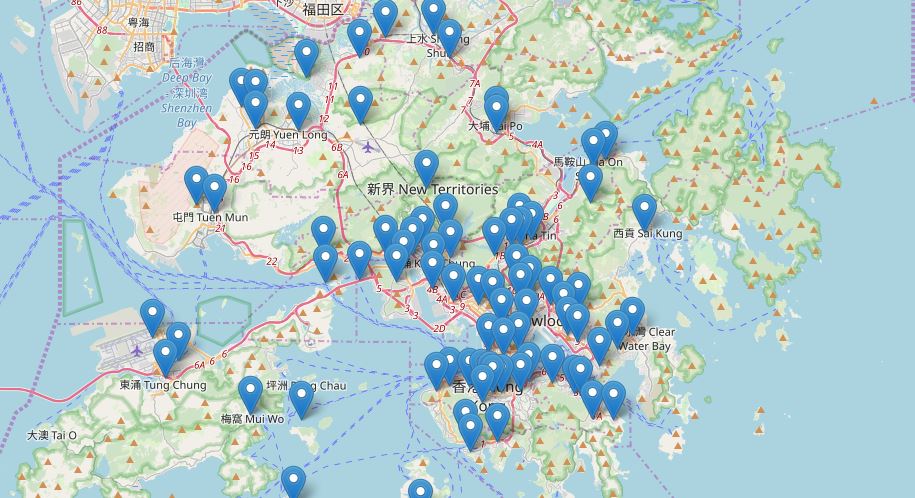 HK Lennon Wall Map